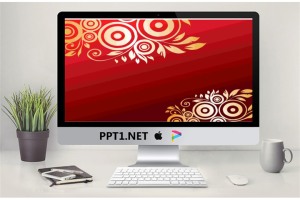 金色花纹PPT背景图片.ppt[共19张]