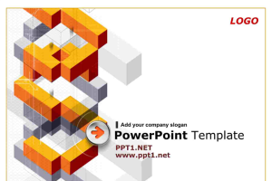 漂亮的几何型体PPT模板.ppt[共12张]