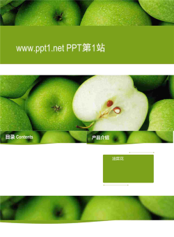 青苹果PPT模板.ppt[共4张]