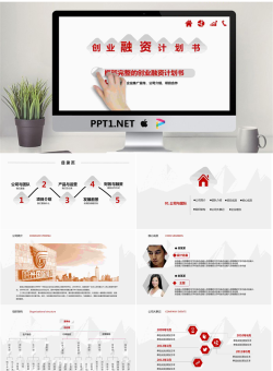 微立体动态手势背景的创业融资PPT模板.pptx[共26张]
