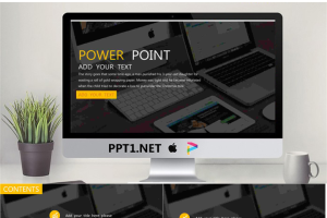 欧美办公桌面背景商务PPT模板.pptx[共20张]