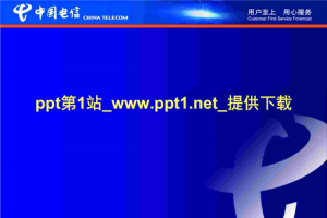 中国电信经典PPT模板.ppt[共1张]