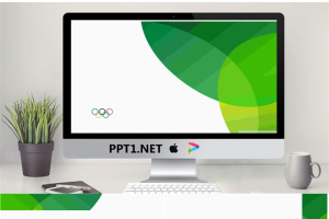 绿色奥运主题PPT模板.ppt[共3张]