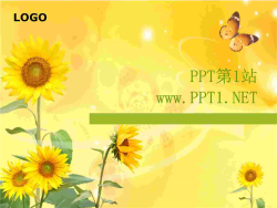 向日葵蝴蝶飞舞PPT模板.ppt[共1张]