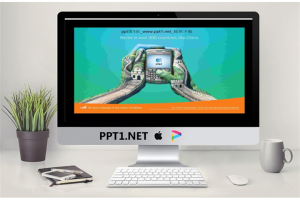 手机通信产品广告PPT模板.ppt[共6张]