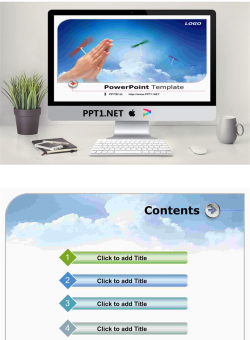 向往未来PPT模板.ppt[共2张]