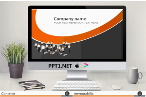 创意简洁的卡通商务PPT模版.pptx[共8张]