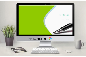 钢笔背景教育学习类PPT模板.ppt[共2张]