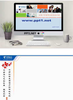 中国电信PPT模板-人力资源.ppt[共2张]