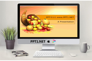 卡通水果蔬菜PPT模板.ppt[共5张]