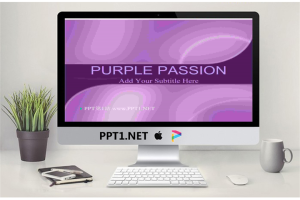 经典的紫色弧线PPT模板.ppt[共3张]
