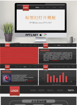 标签网页样式的商务幻灯片模板.ppt[共6张]
