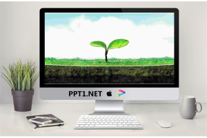 春天幼苗PPT模板.pptx[共3张]