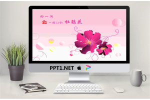 杜鹃花PPT模板.ppt[共7张]