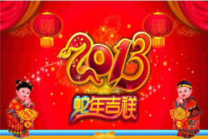 年蛇年吉祥PPT模板.ppt[共2张]