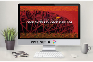 漂亮的奥运主题PPT模板.ppt[共3张]