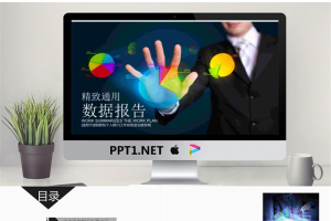 精美通用数据分析报告PPT模板.pptx[共22张]