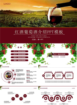 红酒葡萄酒庄园PPT模板.pptx[共27张]