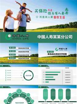 中国人寿保险业务介绍PPT模板.pptx[共28张]