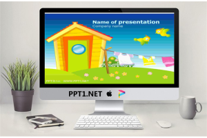 儿童卡通PPT模板.ppt[共2张]