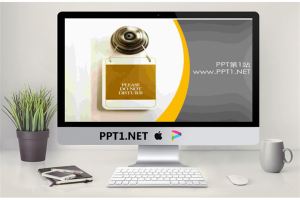 门把手背景的个人求职PPT模板.ppt[共5张]
