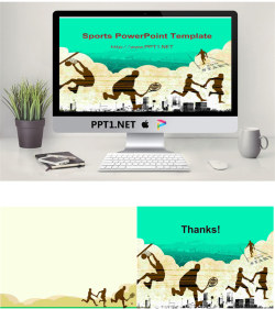 复古风格的运动会PowerPoint模板.pptx[共3张]