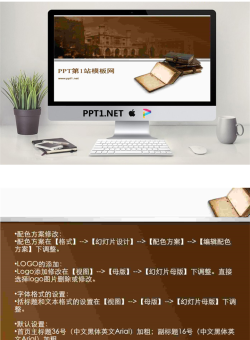 棕色古典风格PPT模板.ppt[共2张]