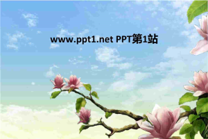 玉兰花PPT模板.ppt[共3张]