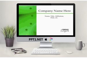 公司介绍-绿色简约－商务PPT模板.ppt[共2张]