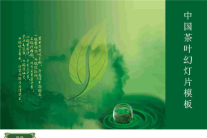 中国绿茶背景PowerPoint模板.ppt[共5张]