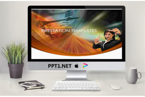 时间钟表抽象PowerPoint模板.ppt[共5张]