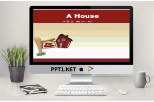 卡通小房子背景PPT模板.ppt[共4张]