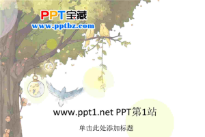 鸟的天堂PPT模板.ppt[共3张]