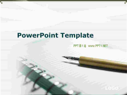 钢笔笔记本背景教育学习PPT模板.ppt[共1张]