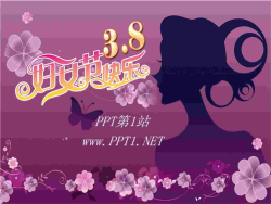 38妇女快乐PPT模板.ppt[共1张]