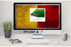 前卫设计的艺术PPT模板.ppt[共7张]