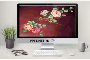 国韵牡丹-中国风PPT模板.ppt[共2张]