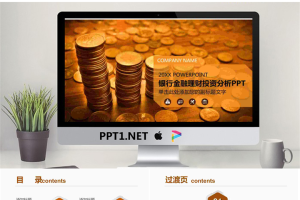 金币硬币背景的金融投资理财PPT模板.pptx[共27张]
