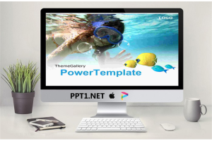 海洋潜水旅游PPT模板.ppt[共2张]