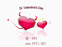 有趣的爱心恶魔情人节PPT模板.ppt[共1张]