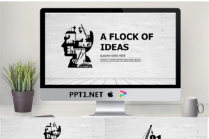 创意黑白建筑设计PPT模板.pptx[共21张]