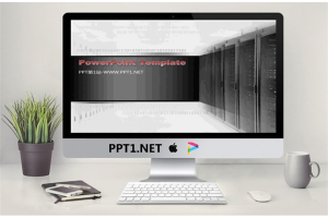 黑色数据中心背景IT科技PPT模板.ppt[共9张]