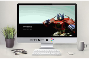 变形金刚背景卡通动漫PPT模板.ppt[共3张]