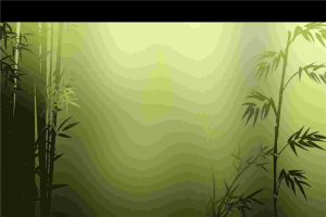深入竹林竹叶飘落效果PPT动画.ppt[共1张]
