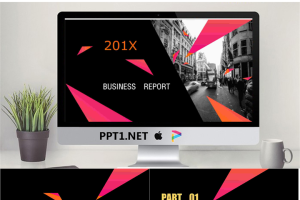 创意三角形背景欧美PPT模板.pptx[共12张]