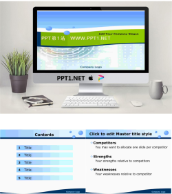 经典蓝色PPT模板.ppt[共3张]