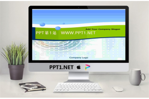 经典蓝色PPT模板.ppt[共3张]
