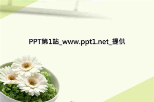 淡雅小盆花PPT模板.ppt[共3张]