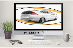 简约流线的汽车背景PPT模板.ppt[共2张]