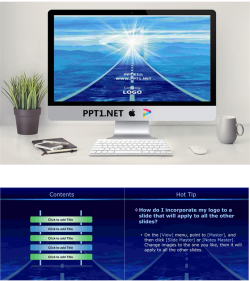 汽车跑道PPT模板.ppt[共3张]